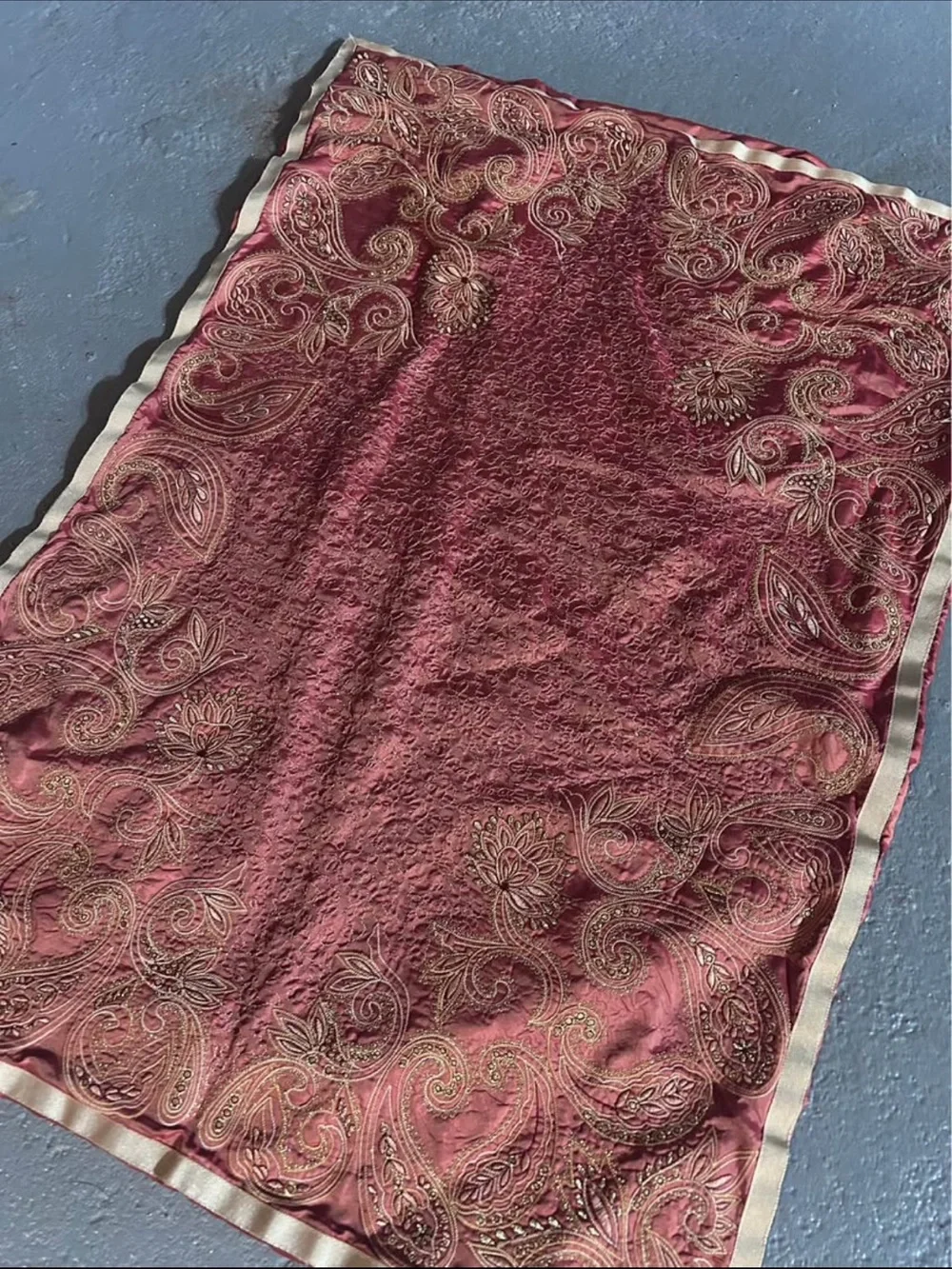 Charter Club Luxury Quilted Bedspread in  Gold